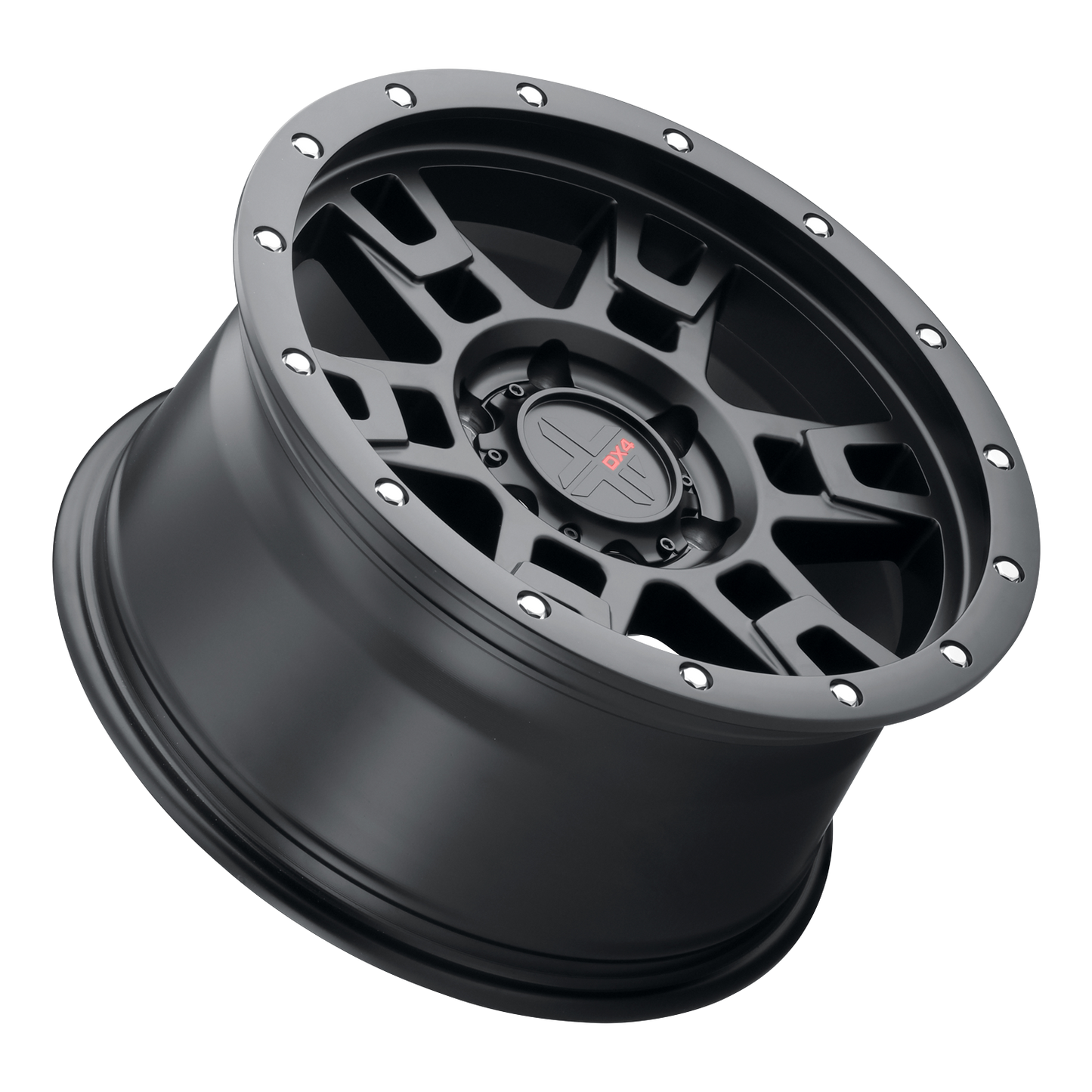 DX4 Terrain 18X9 wheels 5x127 Flat Black 4x4 rims