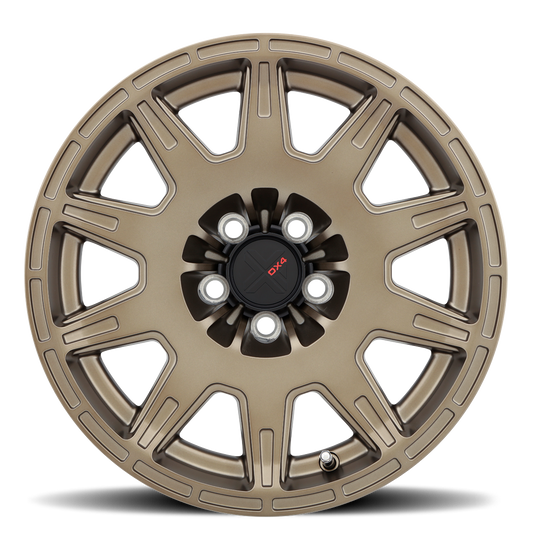 DX4 X-Trail 17X8 wheels 5x120 Rally Bronze 4x4 rims