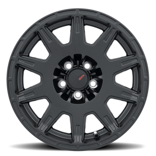 DX4 X-Trail 15X7 wheels 5x114.3 Flat Black 4x4 rims