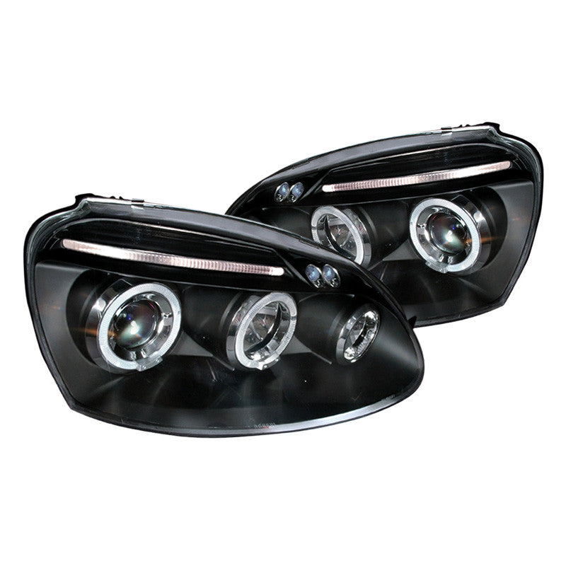 Spec-D 06-08 Vw Golf 5 Projector Black Headlights