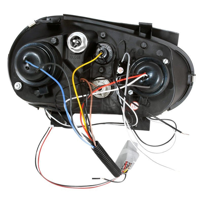 1999-2005 VW Golf Halo Projector Spec-D Headlights Chrome