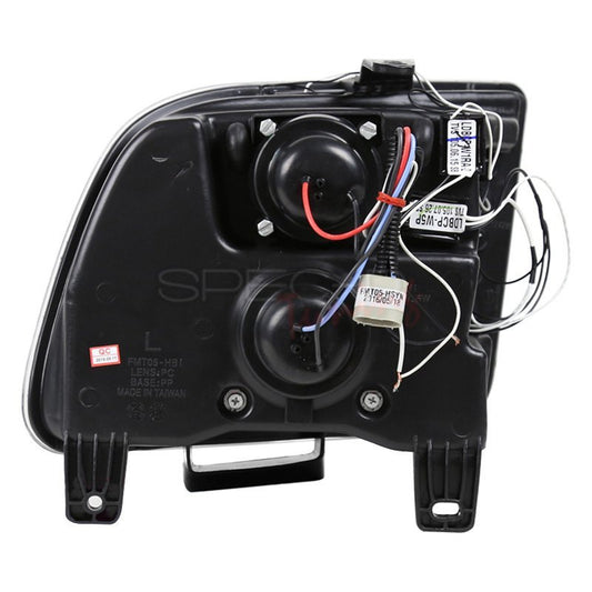 2005-2009 Ford Mustang Halo Projector Spec-D Headlights Chrome