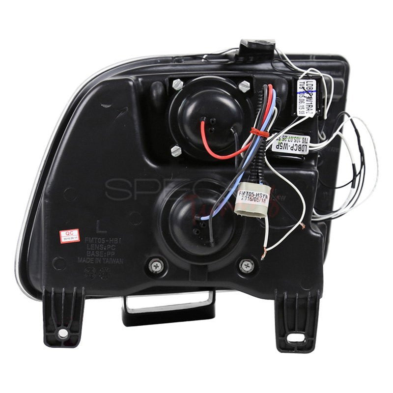 2005-2009 Ford Mustang Halo Projector Spec-D Headlights Black