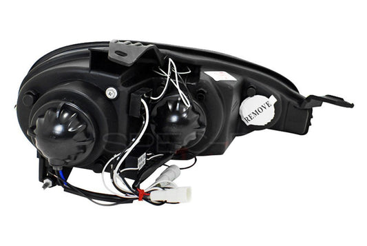 2001-2005 Mazda Mx 5 Projector Chrome Spec-D Headlights