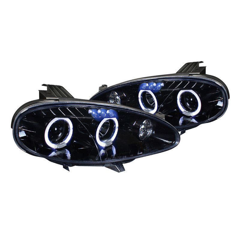 Spec-D 01-05 Mazda Mx 5 Projector Black Headlights Smoked Lens