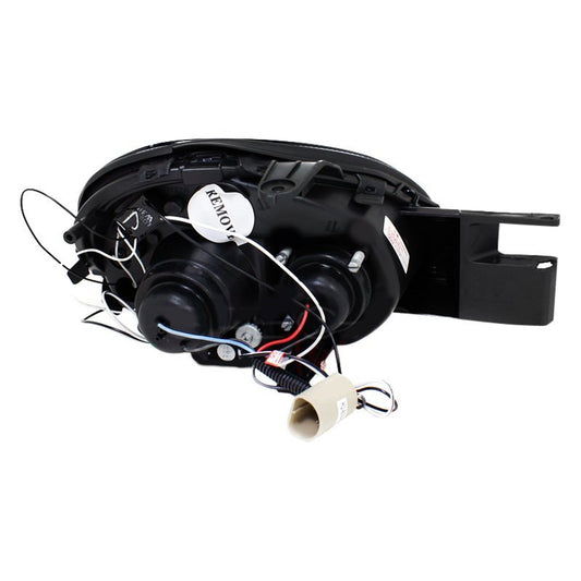 2003-2005 Dodge Neon Halo Projector Spec-D Headlights Black