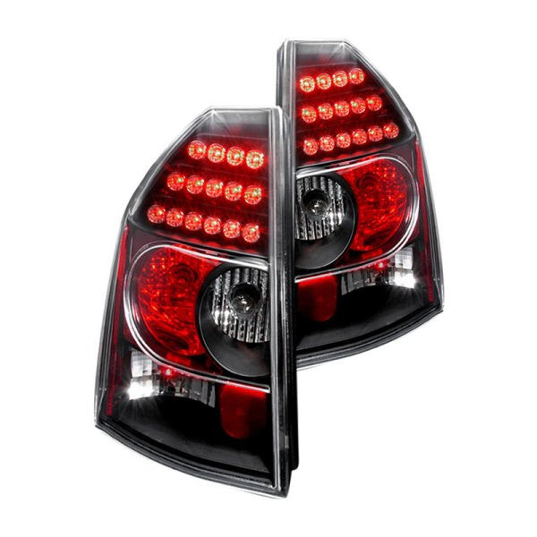 Spec-D 05-07 Chrysler 300/300C LED Tail Lights Black