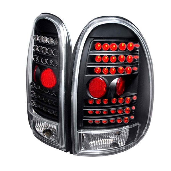 Spec-D 96-00 Dodge Caravan LED Tail Lights Black