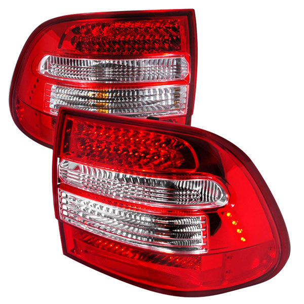 Spec-D 03-06 Porsche Cayenne LED Tail Lights Red