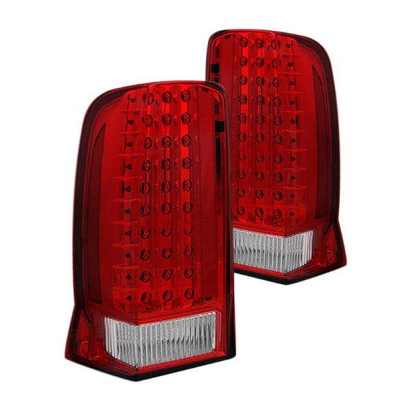 Spec-D 02-04 Cadillac Escalade LED Tail Lights Red