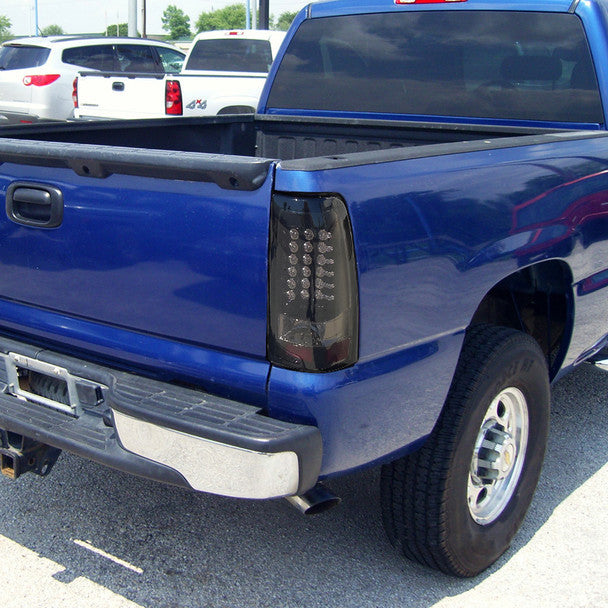 LT-RAM02GLED-V2-RS 2002-06 Dodge Ram Smokedd LED Tail Lights