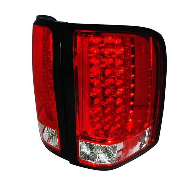 Spec-D 07-11 Chevrolet Silverado LED Tail Lights Red