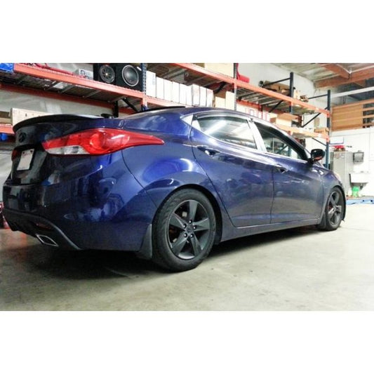Megan racing Coilovers Installed on a Hyundai Elantra