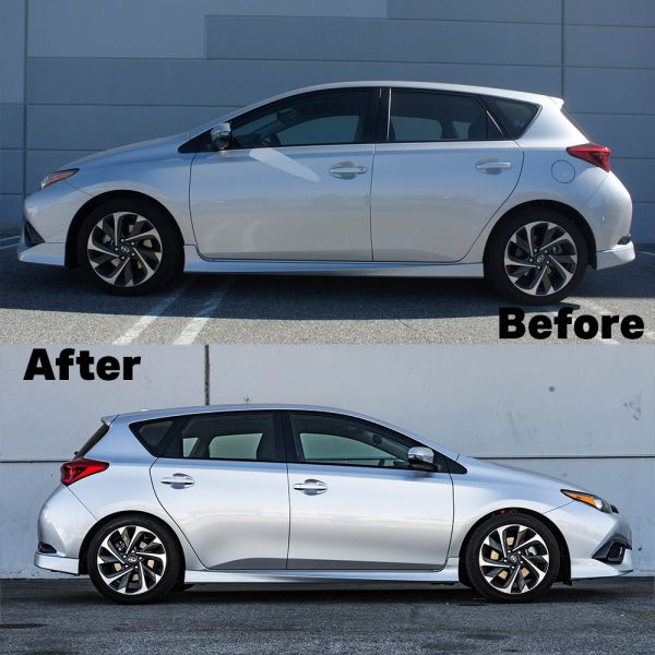 Megan racing Coilovers Installed on a Scion iM Toyota Corolla