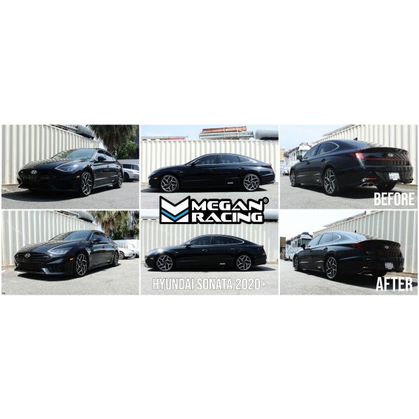 Megan racing Coilovers Installed on a Hyundai Sonata