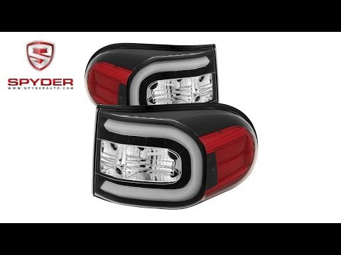 Spyder - Toyota FJ Cruiser 07-13 Light Bar LED Tail Lights - Black