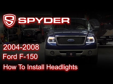 Spyder Auto Installation: 2004-2008 Ford F150 Headlight