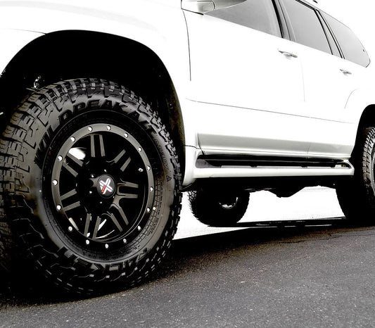 DX4 20x9 Type 7S Chevrolet Colorado matte black 4x4 off road wheels
