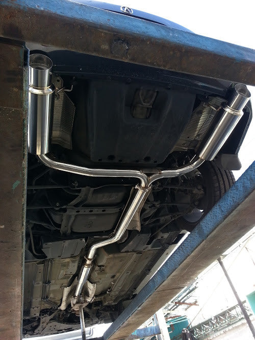 Tsudo 2004-08 TSX 70mm S2 70mm JDM Dual Catback Exhaust