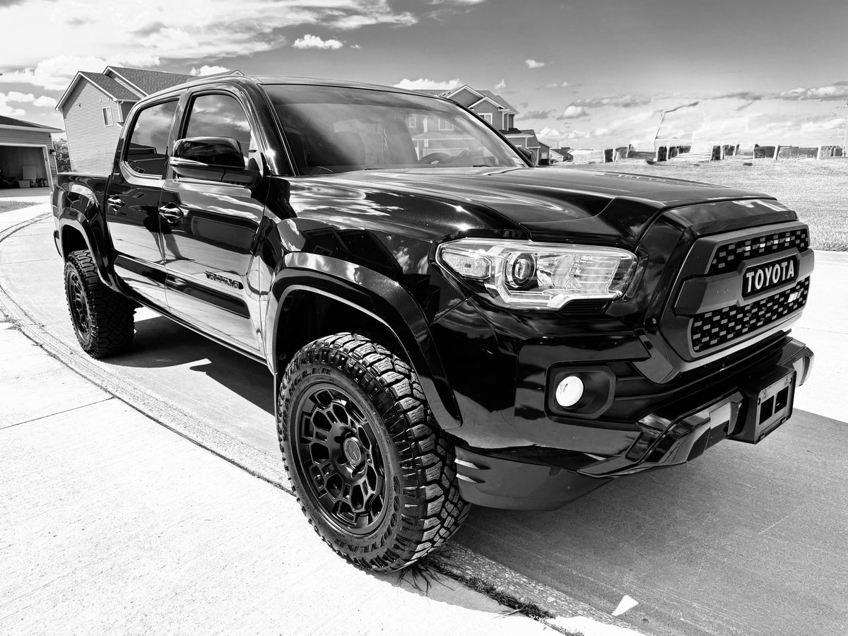 DX4 Titan 18X9 wheels 6x139.7 Flat Black Full Painted ET12