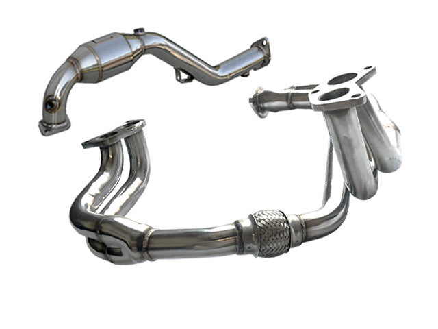 Tsudo 1997-05 Subaru impreza 2.5RS EJ Headers V2 Hi-flow Cat DownPipe (01-0609-1)