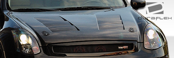 Duraflex 03-07 Infiniti 2DR G35 TS-1 hood kit