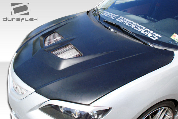 Duraflex 04-09 Mazda 3 4DR Evo hood kit