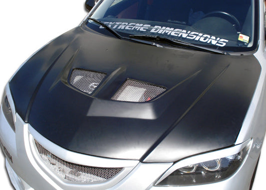 Duraflex 04-09 Mazda 3 4DR Evo Hood Kit