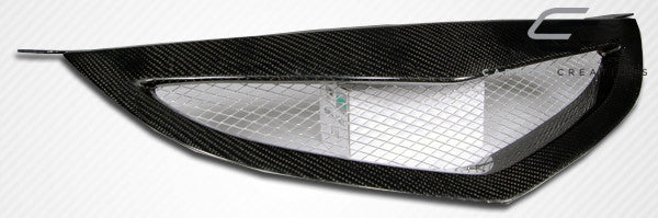 2007-2009 Mazda 3 4DR carbon fiber Open Mouth Grille