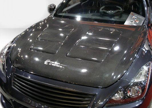 Duraflex 08-14 Infiniti 2DR G37 Q60 GT Concept Hood Kit