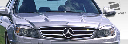 Duraflex 08-11 Mercedes C-Class W204 C63 Style hood kit