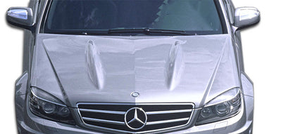 Duraflex 08-11 Mercedes C-Class W204 C63 Look Hood Kit