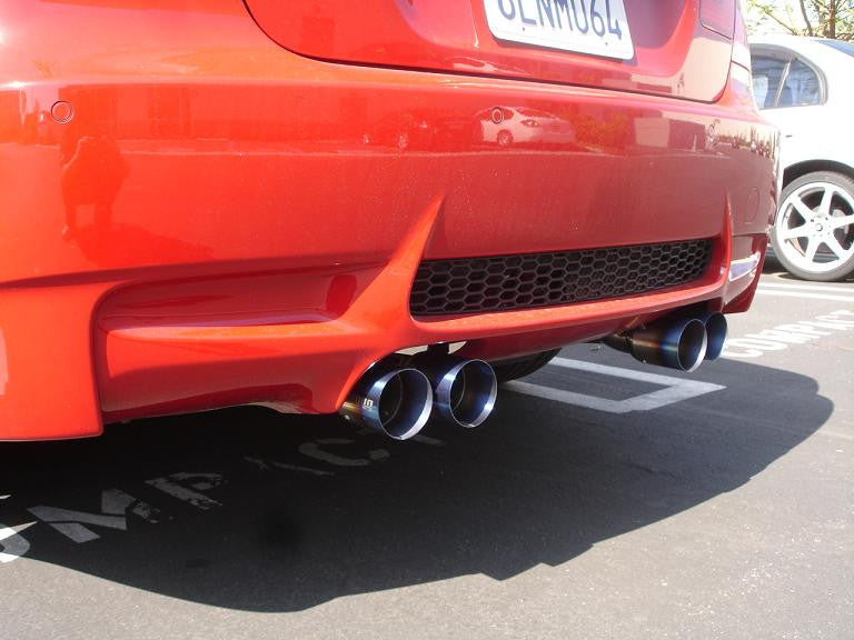 Megan Racing BMW M3 08-13 Burnt tip Axle Back Exhaust MR-ABE-BE92M3-BT