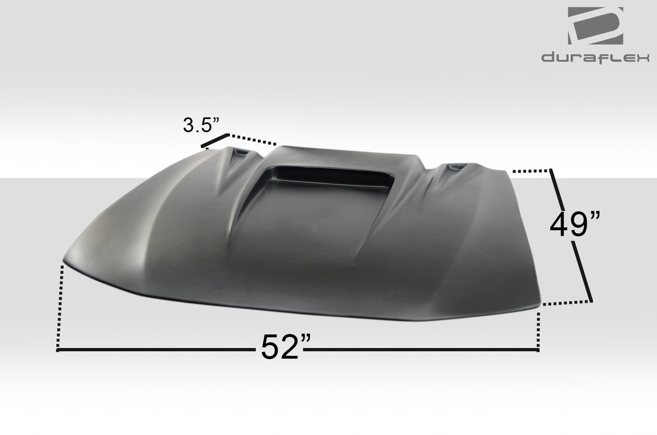 Duraflex Universal Spyder 3 hood Scoop kit