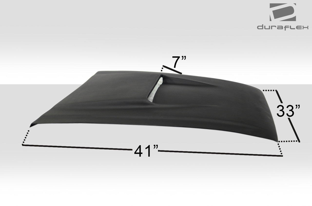 Duraflex Universal Spyder 2 hood Scoop kit