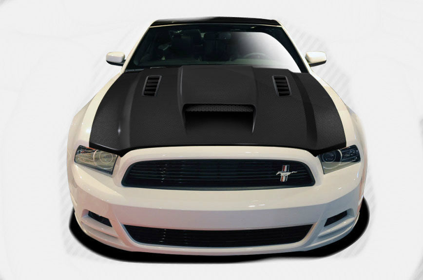 2013-2014 Ford Mustang / 2010-2014 Mustang GT500 Carbon Creations CV-X Hood