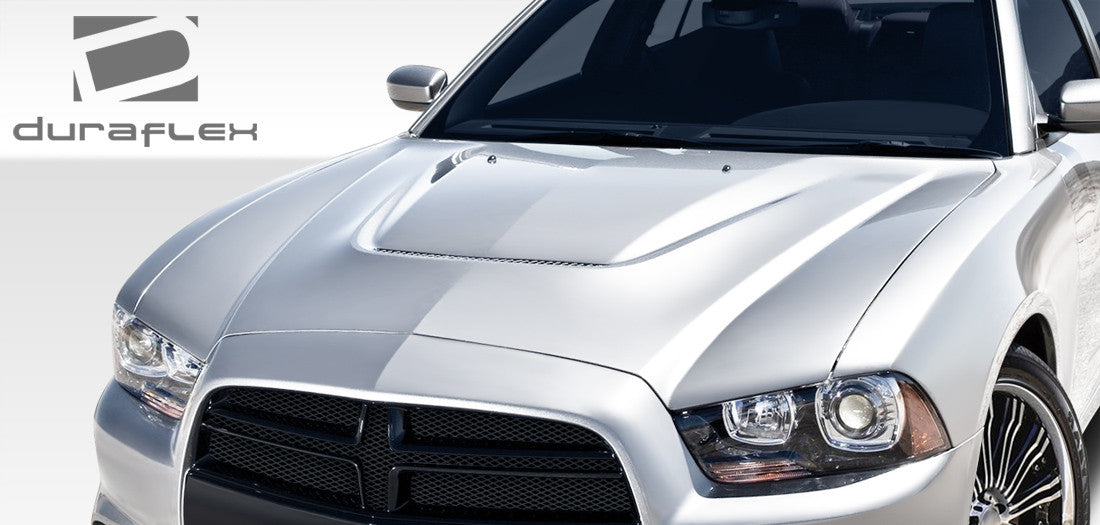 Duraflex 11-14 Dodge Charger SRT Style hood kit