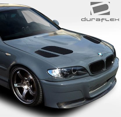 Duraflex 99-05 BMW 3-Series E46 4DR GTR hood kit