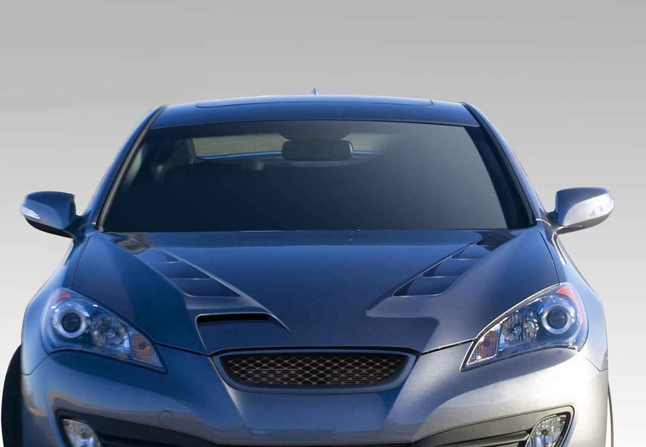 Duraflex 10-12 Hyundai Genesis 2DR RS-1 Hood Kit