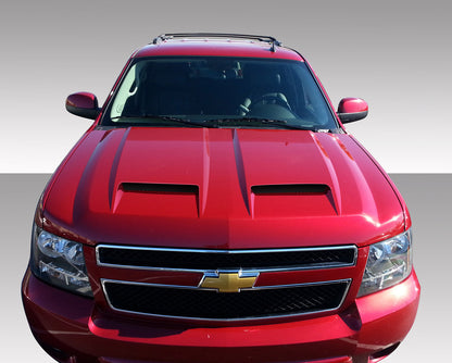 Duraflex 07-14 Chevy Tahoe Avalanche Suburban CV-X Hood Kit