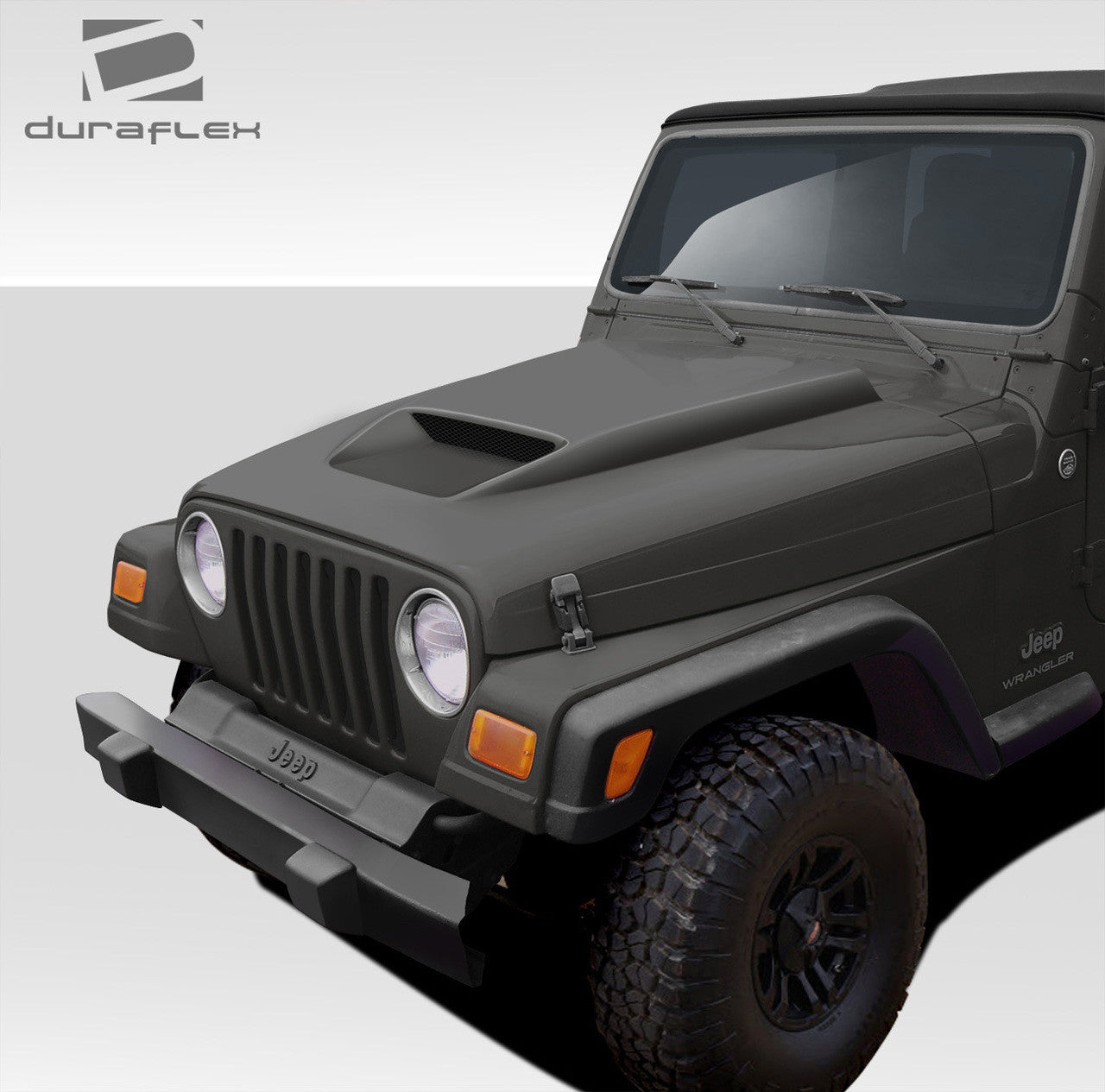 1997-2006 Jeep Wrangler Duraflex CV-X Hood