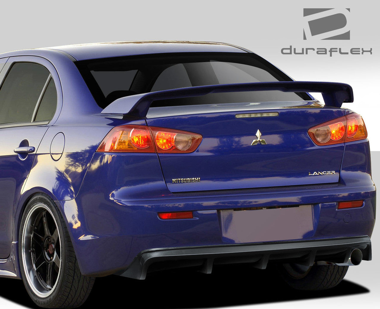 2008-2014 Mitsubishi Lancer 4DR Duraflex M Power Rear Diffuser