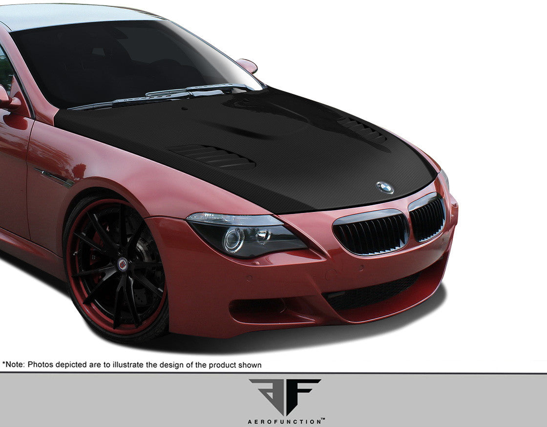 Carbon Creations 2004-2010 BMW 6 Series M6 E63 E64 Carbon AF-1 Hood ( carbon fiber ) - 1 Piece