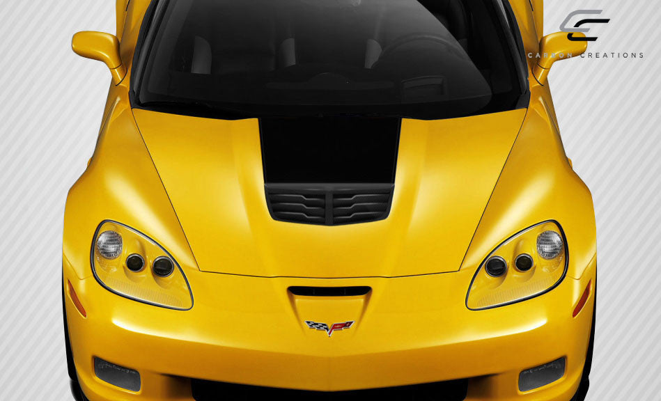 Carbon Creations 2005-2013 Chevrolet Corvette C6 Stingray Z Hood - 1 Piece