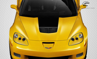 Carbon Creations 2005-2013 Chevrolet Corvette C6 Stingray Z Hood - 1 Piece