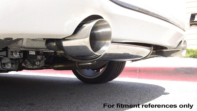 Megan Racing BMW 2012+ F30 335i 4dr Dual Burnt Tips Axle Back Exhaust