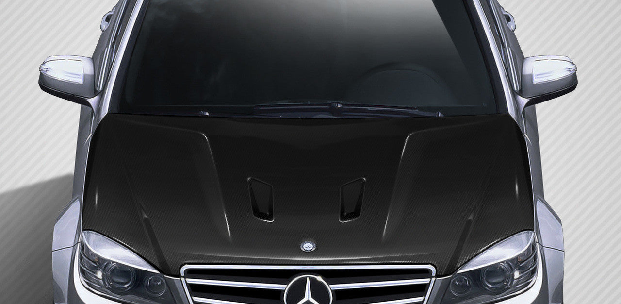 Carbon Creations 2008-11 Mercedes C Class W204 Black Series Look Hood