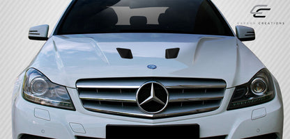 Carbon Creations 2012-14 Mercedes C Class W204 Black Series Look Hood