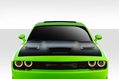 Duraflex 2008-2015 Dodge Challenger Hellcat Look Hood