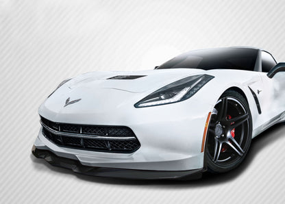 Carbon Creations 2014-15 Chevy Corvette C7 Apex Front Splitter - 3 Pc